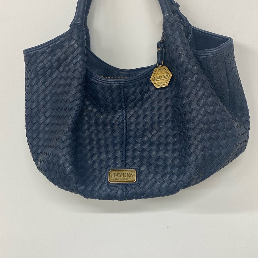 Hayden by Hayden-Harnett blue basket weave 
Hobo lg hippie Sal